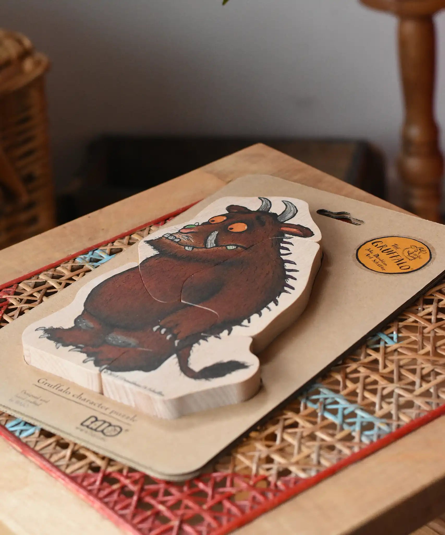 Bajo Gruffalo Character Puzzle in the Babipur playroom.