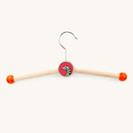 a bajo gruffalo snake childrens hanger on a cream background