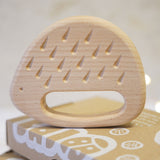 Bajo Hedgehog wooden Teether clutching toy. These heirloom quality toys by Bajo are part of a wide range of wooden toys available here at Babipur. 