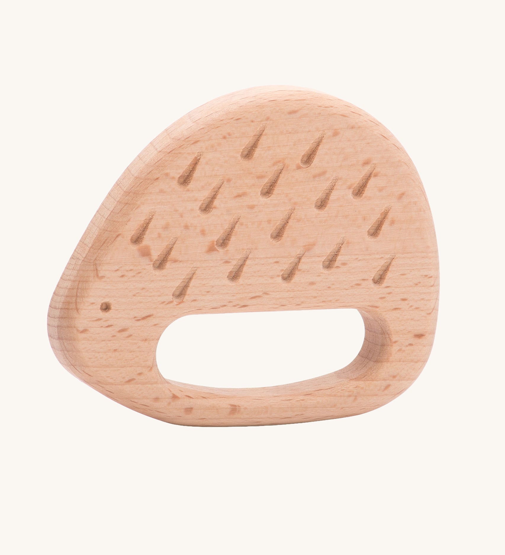 Bajo Hedgehog wooden Teether clutching toy. These heirloom quality toys by Bajo are part of a wide range of wooden toys available here at Babipur. 