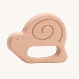Bajo wooden toys snail baby teether. These heirloom quality toys by Bajo are part of a wide range of wooden toys available here at Babipur. 