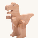 Bajo t-rex dinosaur wooden puzzle and sorter toy. These heirloom quality toys by Bajo are part of a wide range of wooden toys available here at Babipur. 