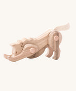 Tobe Endangered Animals Wolf wooden toy figure. Tobe is part of the Bajo family. These heirloom quality toys by Bajo are part of a wide range of wooden toys available here at Babipur. 