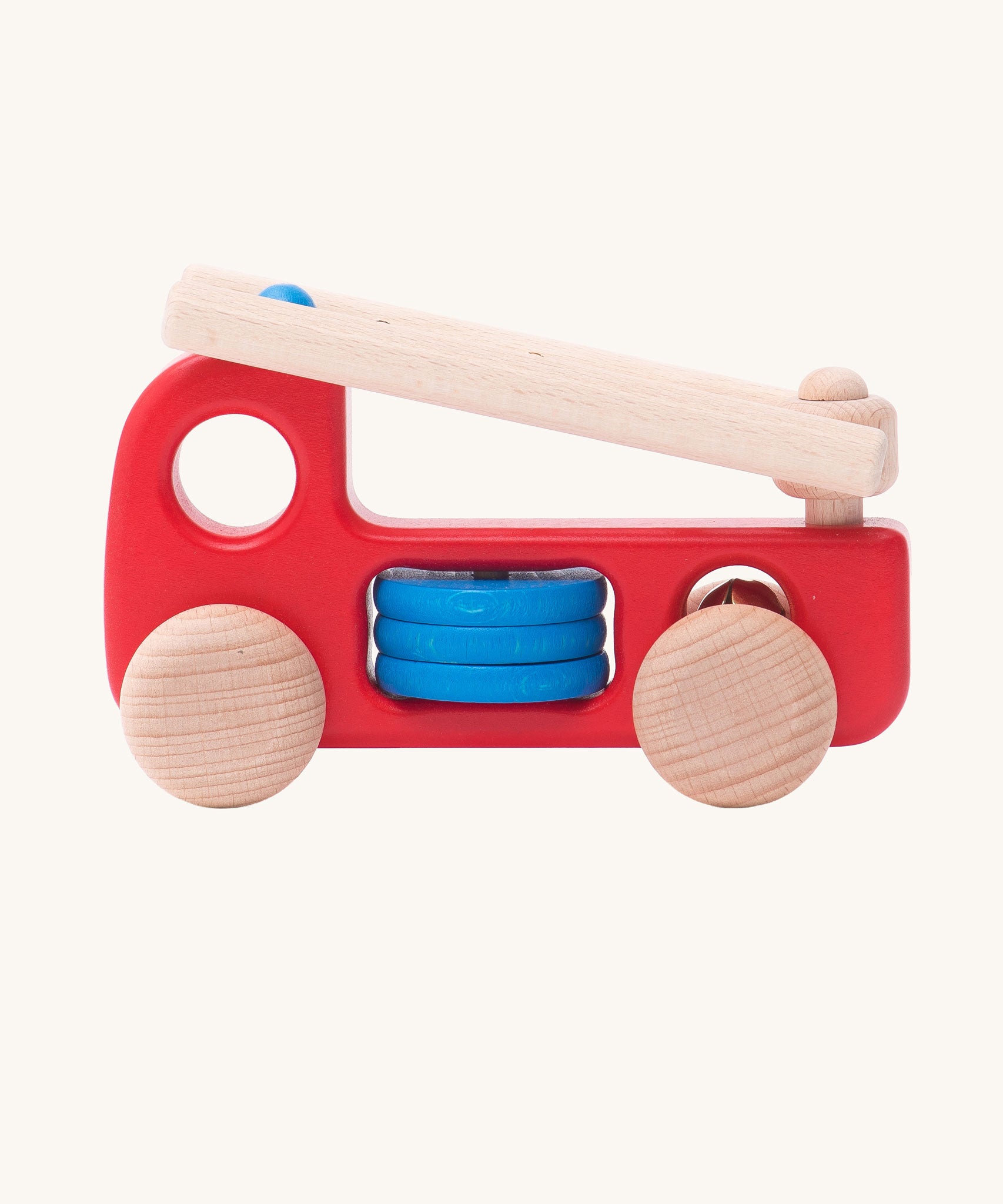 Bajo Fire Engine wooden toy vehicle. 