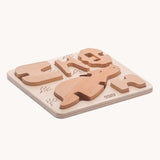 Bajo Triceratops Puzzle and Sorter wooden toy. These heirloom quality toys by Bajo are part of a wide range of wooden toys available here at Babipur. 