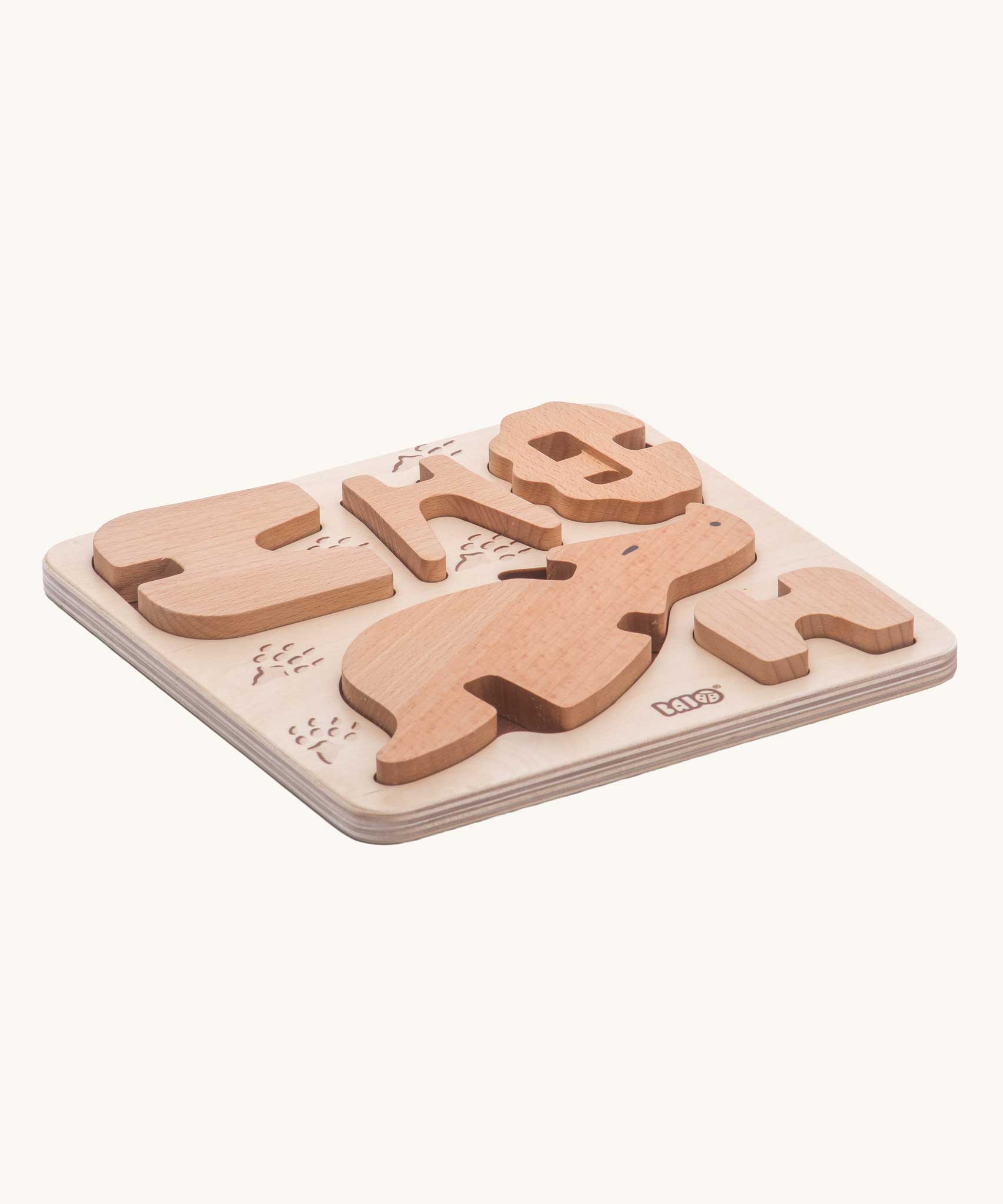 Bajo Triceratops Puzzle and Sorter wooden toy. These heirloom quality toys by Bajo are part of a wide range of wooden toys available here at Babipur. 