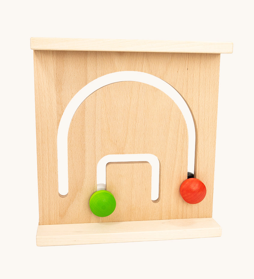 Bajo Wall Abacus Two Balls. These toys are the perfect addition to play room walls. 