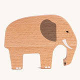 The elephant from the Bajo Wild Animals Jungle Set. A collection of wooden jungle themed animals. These heirloom quality toys by Bajo are part of a wide range of wooden toys available here at Babipur. 