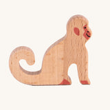 The monkey from the Bajo Wild Animals Jungle Set. A collection of wooden jungle themed animals. These heirloom quality toys by Bajo are part of a wide range of wooden toys available here at Babipur. 
