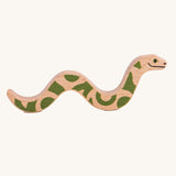 The snake from the Bajo Wild Animals Jungle Set. A collection of wooden jungle themed animals. These heirloom quality toys by Bajo are part of a wide range of wooden toys available here at Babipur. 