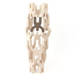 The Bajo Mendelson Balancing Game is a set of 15 wooden figures that makes a stimulating balancing game that will challenge whoever plays with them.