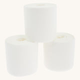 Three rolls of the Bambinex biodegradable paper nappy liners for reusable cloth nappies.