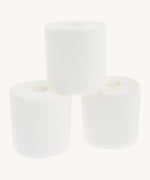 Three rolls of the Bambinex biodegradable paper nappy liners for reusable cloth nappies.