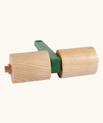 Beck Holzspielzeug wooden farm roller attachment for tractor toy.