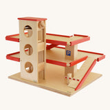Beck Holzspielzeug Wooden Multi-Storey Car Park for Toy Cars. This wooden toy car park is part of a wide range of toy vehicles and accessories avaialble at Babipur.