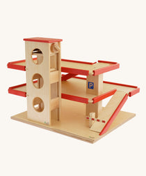 Beck Holzspielzeug Wooden Multi-Storey Car Park for Toy Cars. This wooden toy car park is part of a wide range of toy vehicles and accessories avaialble at Babipur.