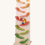 Beck toys wooden cascading tower run made for the millipede car train