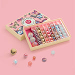 with various pink