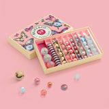with various pink