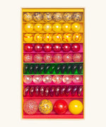 Billes & Co Katerina Matriochka doll inspired marbles in shades of pink, green and yellow