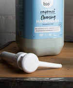 A close up of the A Bio-D 5L screw on pump available at Babipur showing the nozzle detail