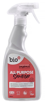 Bio-D all-purpose 500ml spray sanitiser bottle