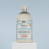 Bio-D Fragrance-Free Hair Conditioner 500ml bottle, a lightweight conditioner for sensitive scalps and fragrance sensitivity, Allergy UK approved and silicone free.