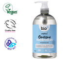 Bio D 500ml vegan friendly fragrance free hand sanitiser wash on a white background