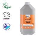 Bio-D natural mandarin eco-friendly 5 litre washing up liquid on a white background