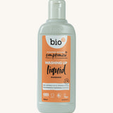 A 750ml bottle of Bio-D mandarin washing up liquid, available at Babipur