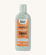 A 750ml bottle of Bio-D mandarin washing up liquid, available at Babipur