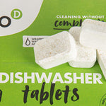 Close up of the Bio D eco conscious dishwasher tablets