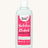 A 750ml bottle of Bio-D Yorkshire rhubarb washing up liquid