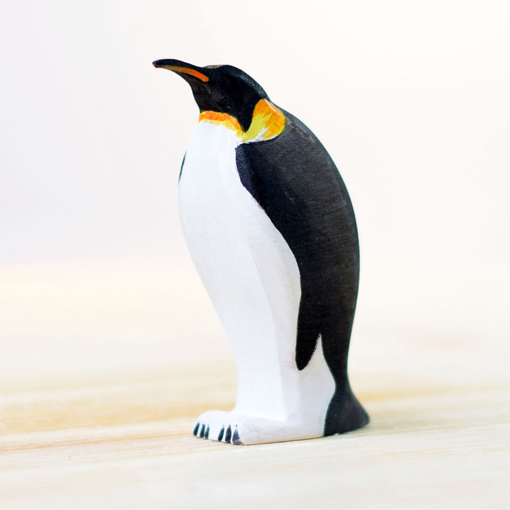 Penguin Butler Bumbu Handmade Wooden Emperor Penguin Male Figure – Babipur