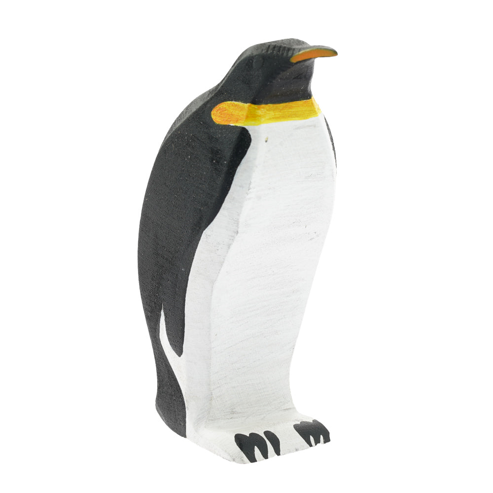 Penguin Butler Bumbu Handmade Wooden Emperor Penguin Male Figure – Babipur