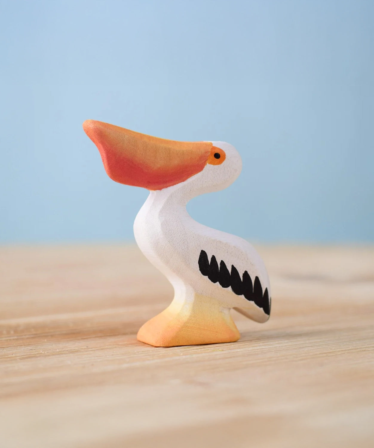 Bumbu Toys Wooden Eating Pelican.