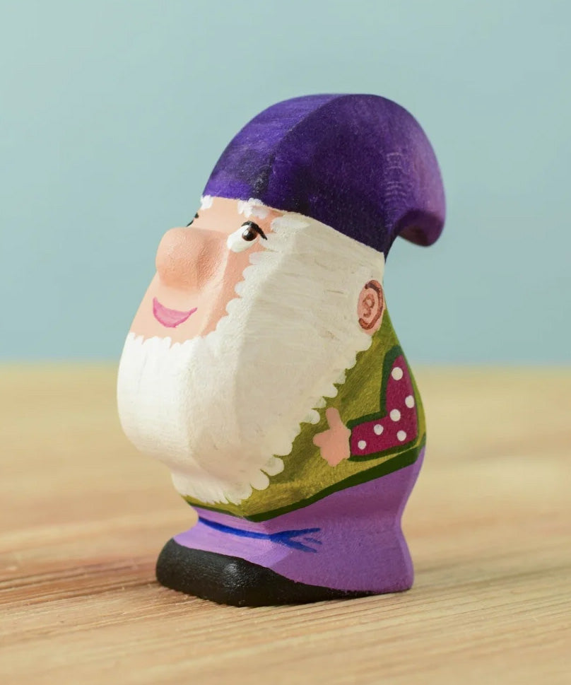 Bumbu Toys Purple, white bearded Grumble Dwarf.