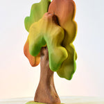 Angled shot of the Bumbu handmade wooden autumn oak tree