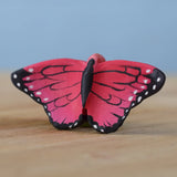 Bumbu Toys Wooden Butterfly in Pink.