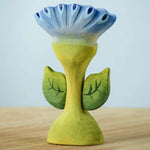 The Bumbu Toys Flama Spring Flower is a blue toned flower with a green coloured stem. 