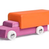 Bumbu sustainably sourced wooden truck toy on a white background