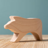 A Bumbu Toys Pig Paint Your Own wooden figure. This DIY wooden toy is part of a range of paint your own figures here at Babipur. 