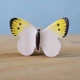 Bumbu Toys Wooden Butterfly in Yellow.