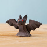 Bumbu handmade and hand painted wooden standing bat figure available at Babipur 