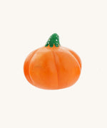 A medium Bumbu hand carved wooden pumpkin toy. These expertly hand crafted items are part of a large range of wooden toys available here at Babipur. 