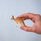 Bumbu Toys Young Kangaroo shown in an adult's hand.