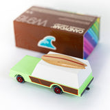  with a surf board topper on a white background
