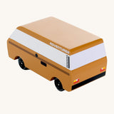 CandyLab brown Volkswagen T3 Campervan - back view.