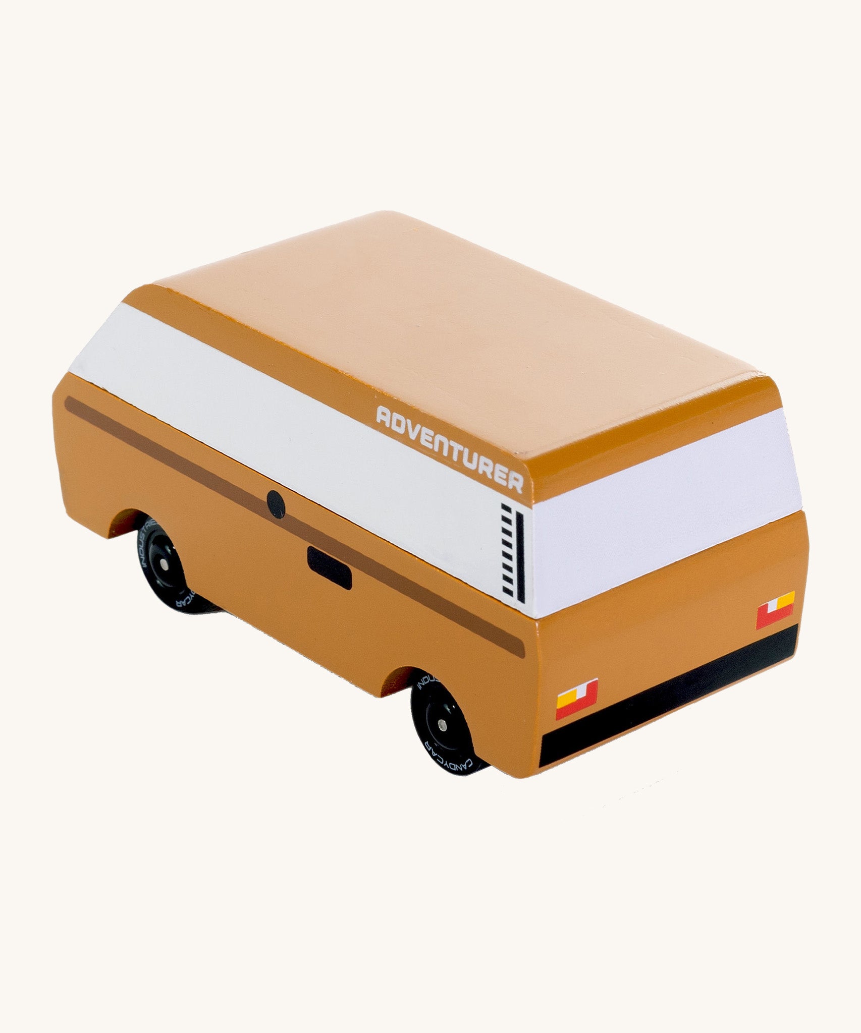 CandyLab brown Volkswagen T3 Campervan - back view.