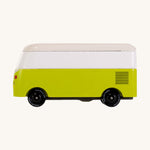 CandyLab green VW T1 Campervan - side view.